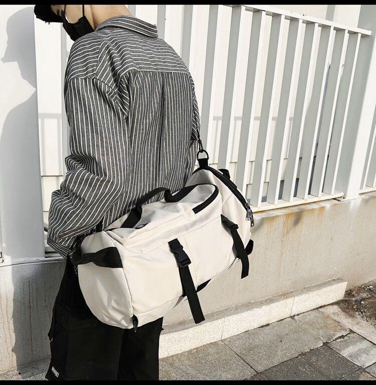 Мужской дорожный рюкзак большой вместимости и наплечная сумка для спортзала