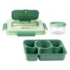 Bento Lunch Box with Leakproof Sauce Box Multi-Compartment Snack Box Meal Prep Containers for