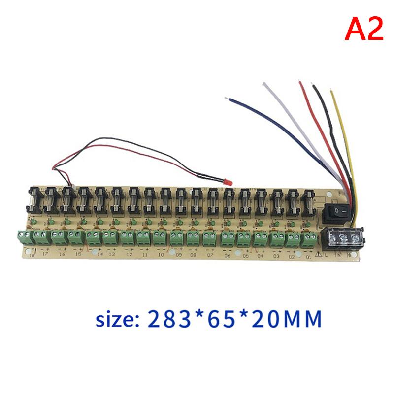 Высококачественная печатная плата, клемма, 9/18-канальный мониторинг, плата питания постоянного тока