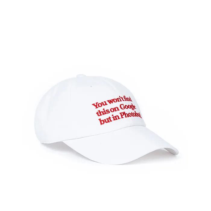 КЕПКА С СЛОГАНОМ (WHITE)