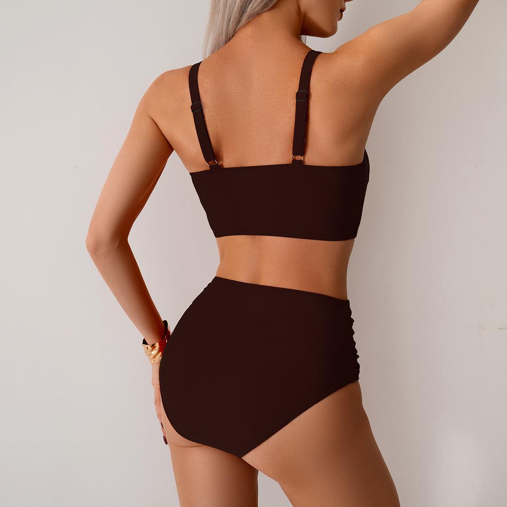 New Bikini Swimwear Western Style, Sexy, High Waisted Two Piece Swimsuit 0858 KTY