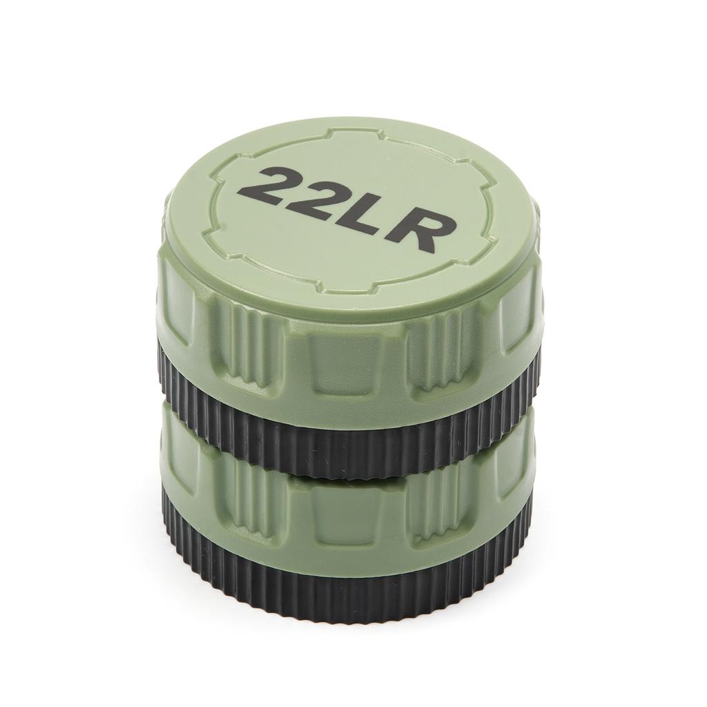 22LR Round Storage Box 50-Round Pocket Case With Screw Lid Durable Mini Organizer For Small Caliber Rounds