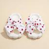 2024 Детские уличные тапочки для девочек, летняя новая мода, сладкие бабочки, клубника, мягкая подошва, нескользящая, повседневная пляжная обувь