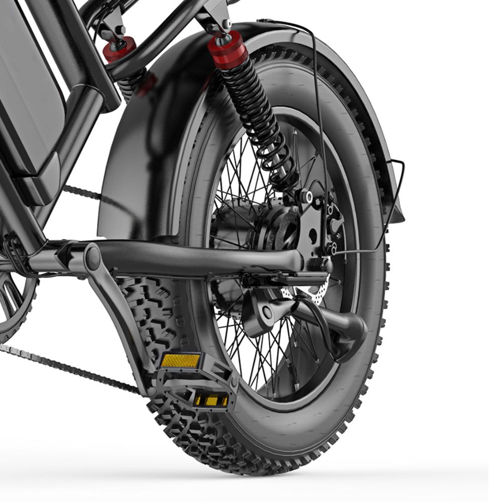 HEADEER BK20 Adult E-Bike 48V20AH Battery 750W Motor Electric Bicycle 150KG Load 80KM Range 20 Inch Fat Tires Off-Road E-Mountain Bike