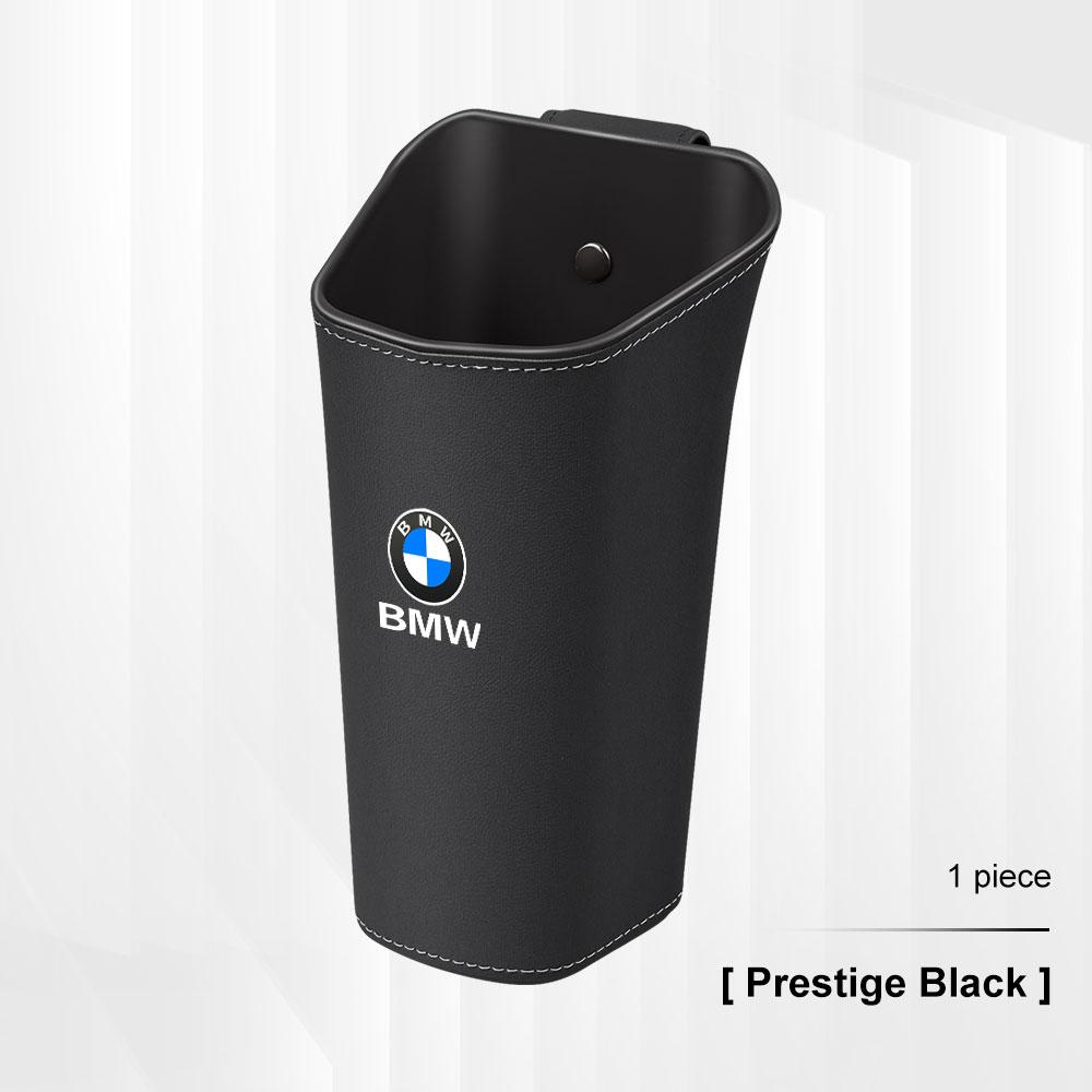 Car Door Storage Box For BMW M M1 M3 M5 E90 E60 E39 F30 F10 E87 G30 G20 X1 X3 X5 Hanger Cup Holder Waterproof Leather Trash Can EN0