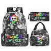 Новый мерч игры Dandy's world, персонализированная печать, школьный рюкзак из трех предметов для начальной и средней школы