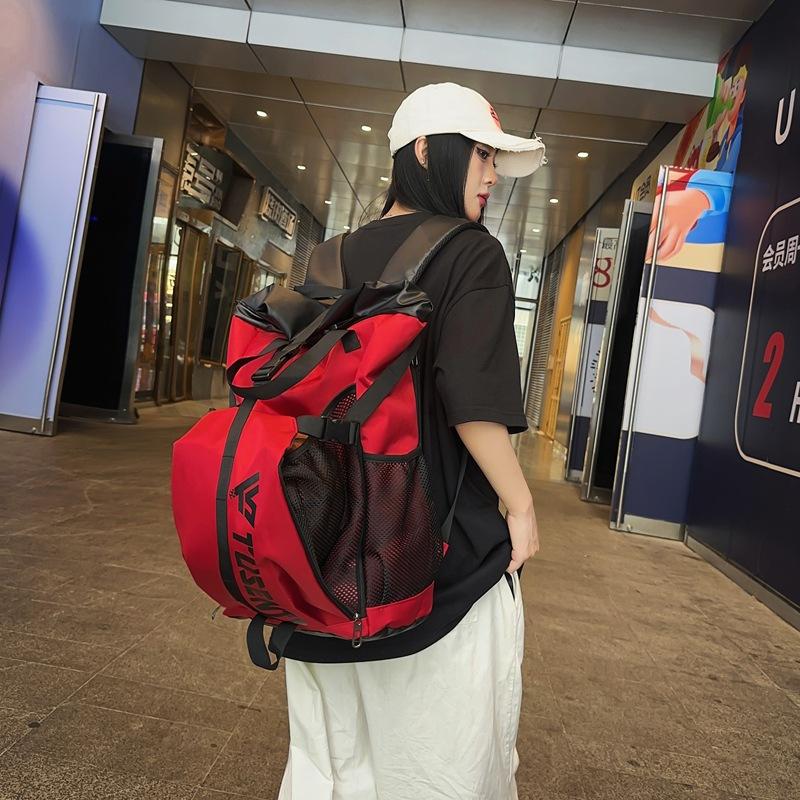 Мужская спортивная баскетбольная сумка большой вместимости для улиц, студенческая школьная сумка, дорожный рюкзак