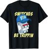 Рубашка "Switches Be Trippin" Футболки для электриков Мужские Забавный Подарок Унисекс Футболка Унисекс Футболка