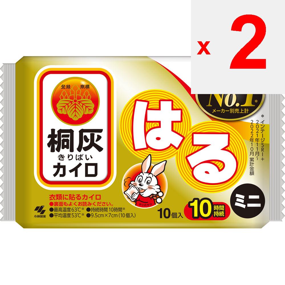 Kiribai Chemical Kiribai Haru Mini paulownia ash Haru mini 10P Наклеиваемые мини-грелки для тела Одноразовые грелки для тела Наклеиваемые мини-грелки для тела