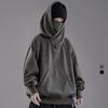 Jiye Heavy Duty Hooded Sweatshirt with Pile Collar - Unisex Casual Autumn/Winter Jacket