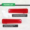 1 Pair Rear Left Driver and Right Passenger Side Door Red Reflector Panel, Safety Alert Light Cover, Compatible with Chevrolet GMC Yukon 2003-2007,