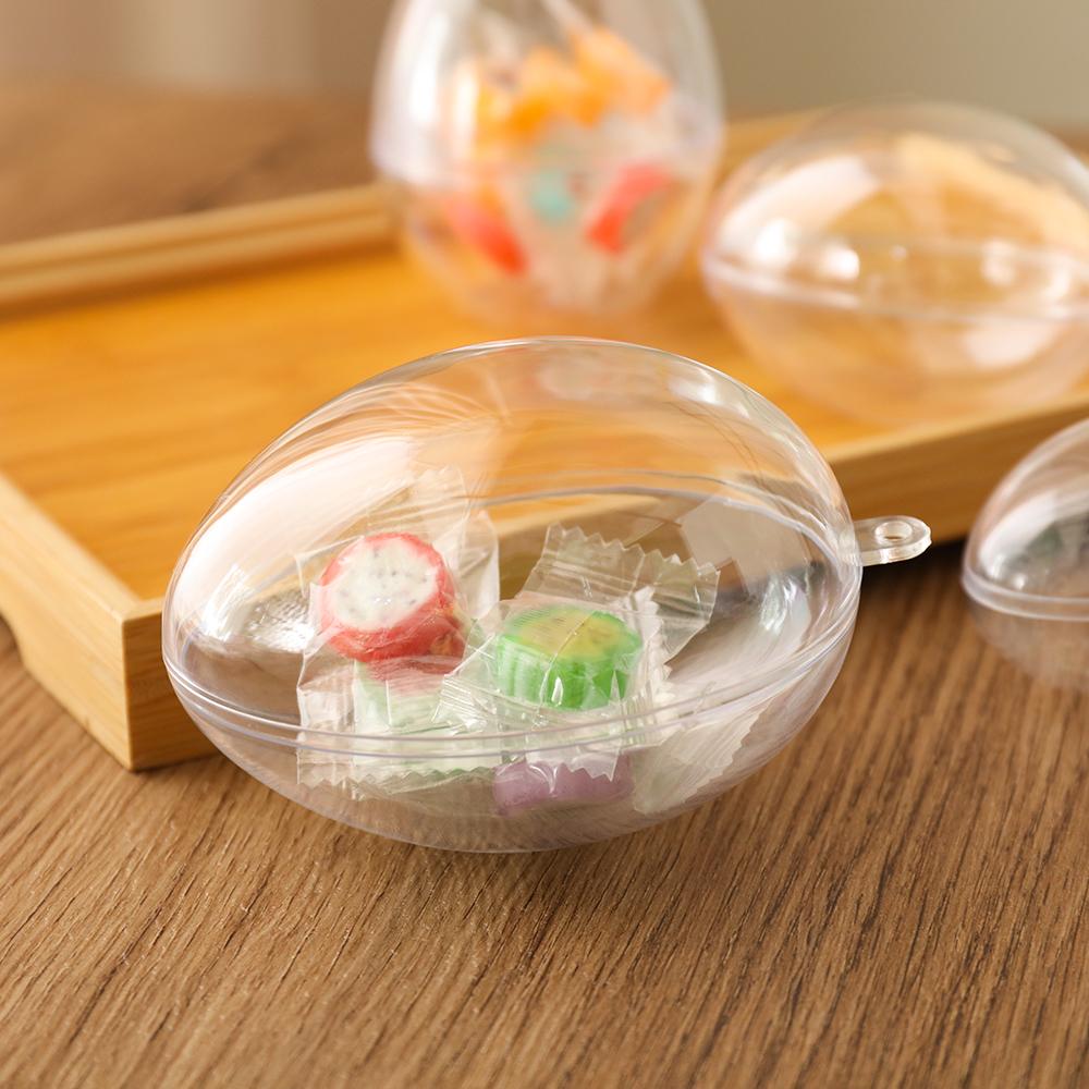 Украшение Украшения Пасхальное украшение с возможностью наполнения Прозрачное пасхальное яйцо Конфетница Прозрачные шары