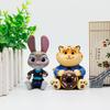 В наличии Набор фигурок Zootopia 2 из 6 штук Джуди Хопс Ник Уайлд Киноатрибутика Куклы Модели Украшения Подарок для Детей