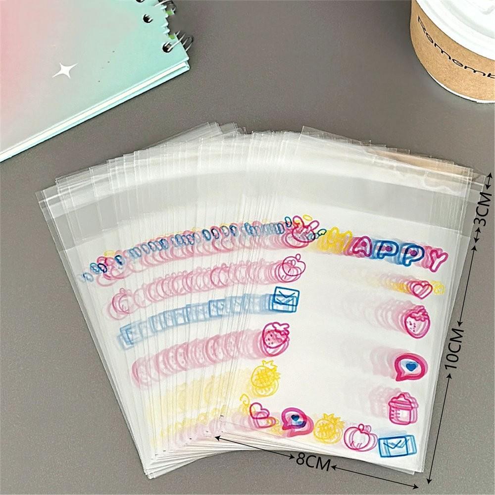 50 шт. корейский INS балетный стиль синий розовый бант прозрачная карта Opp мешок Kpop Idol 3 дюйма фотокарта DIY декор упаковка дисплей карман