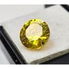 Round Cut Zircon Yellow Color 8+ Ct Beautiful Certified Loose Gemstone