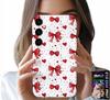 Etui Do Samsung Galaxy A05S - Czerwone Wstążki Wstążka Modne Wzory