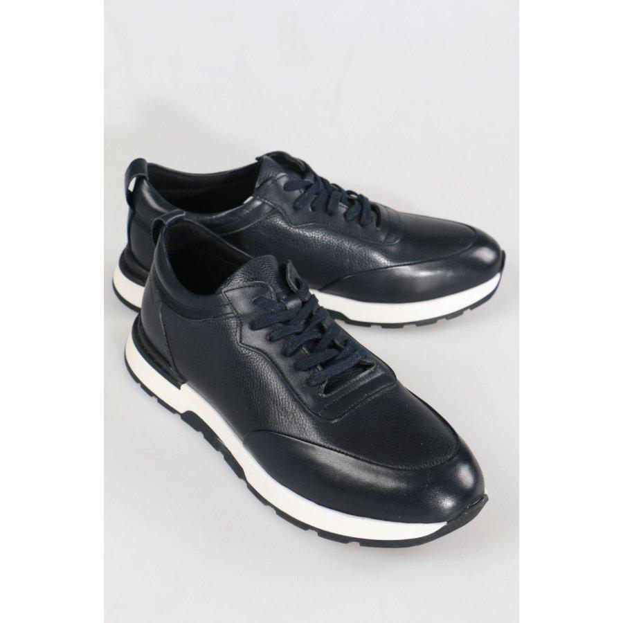 Мужская повседневная спортивная обувь из натуральной кожи