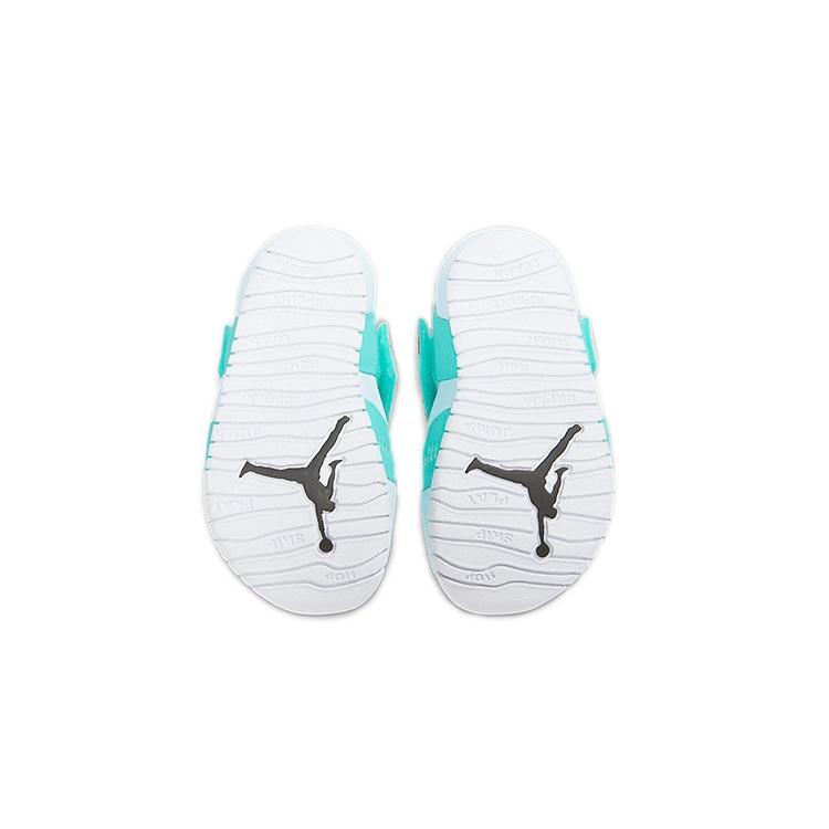 Jordan Кроссовки для малышей Nike Flare PU Polyurethane, легкие, устойчивые к истиранию, защита от ударов, дышащие, низкие, цвет Aurora Green CI7850-301