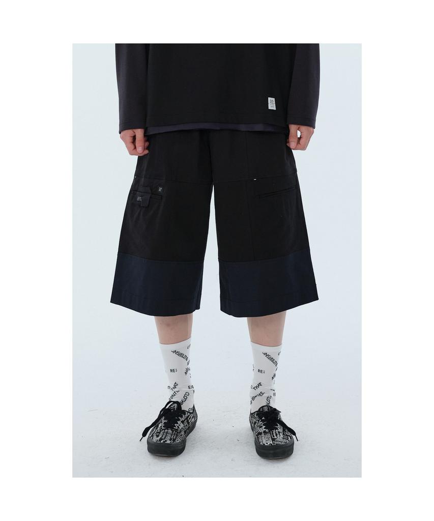RECODE Woven Patch Midi Pants_Rkpaa24619Bkx