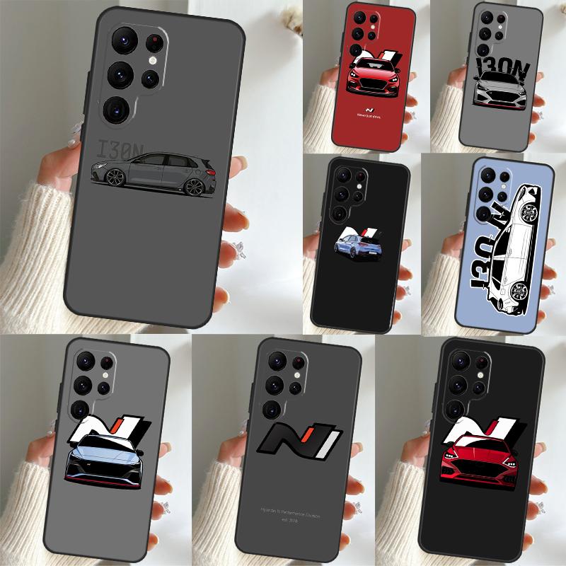 i30N Sports Car Case For Samsung Galaxy S22 S23 Plus S21 S23 Ultra S20 FE S8 S9 S10 Note 10 20 Ultra Coque