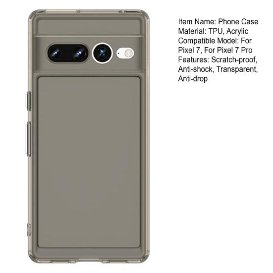 Чехол для телефона, небьющийся, устойчивый к царапинам, устойчивый к падениям, плотно прилегающий, акриловый, эластичный, для телефона, чехол Google Pixel