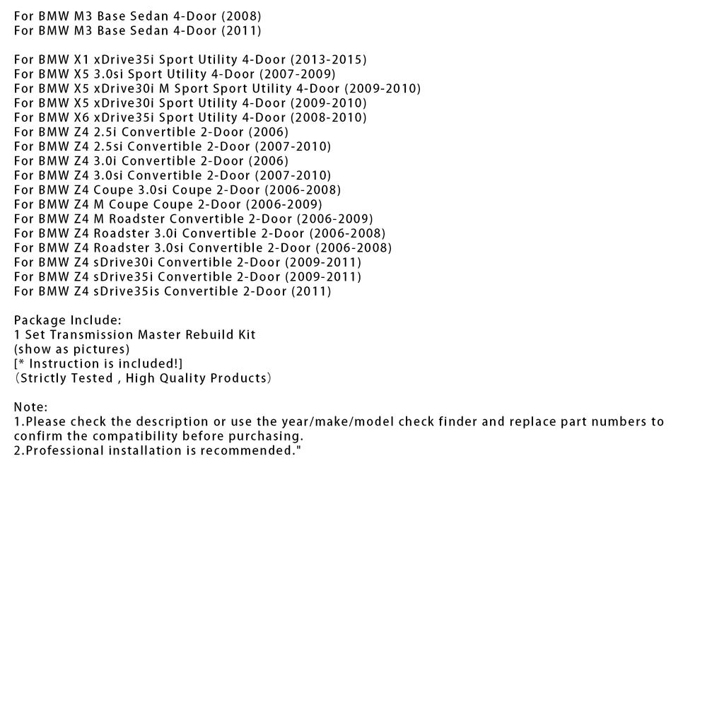 Мастер-комплект для капитального ремонта автоматической коробки передач Фрикционные диски 6HP19 6HP21 Для BMW 2004-ON