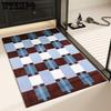 Entrance Floor Mat Bathroom Floor Mat Bathroom Door Mat Dirt Resistant Non Slip Foot Mat