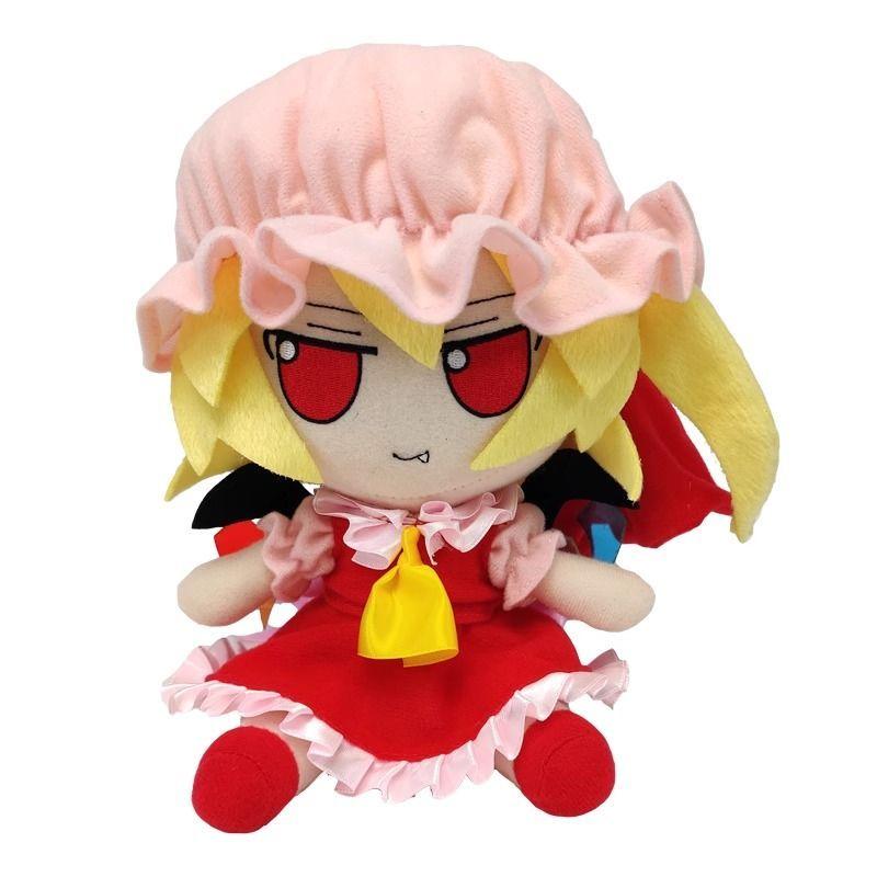 New Cute Touhou Project Flandre Scarlet Fumo Plush Toy Cute Vampire Character Soft Stuffed Doll Anime Plushie for Fans Birthday Gift Home Room Decor