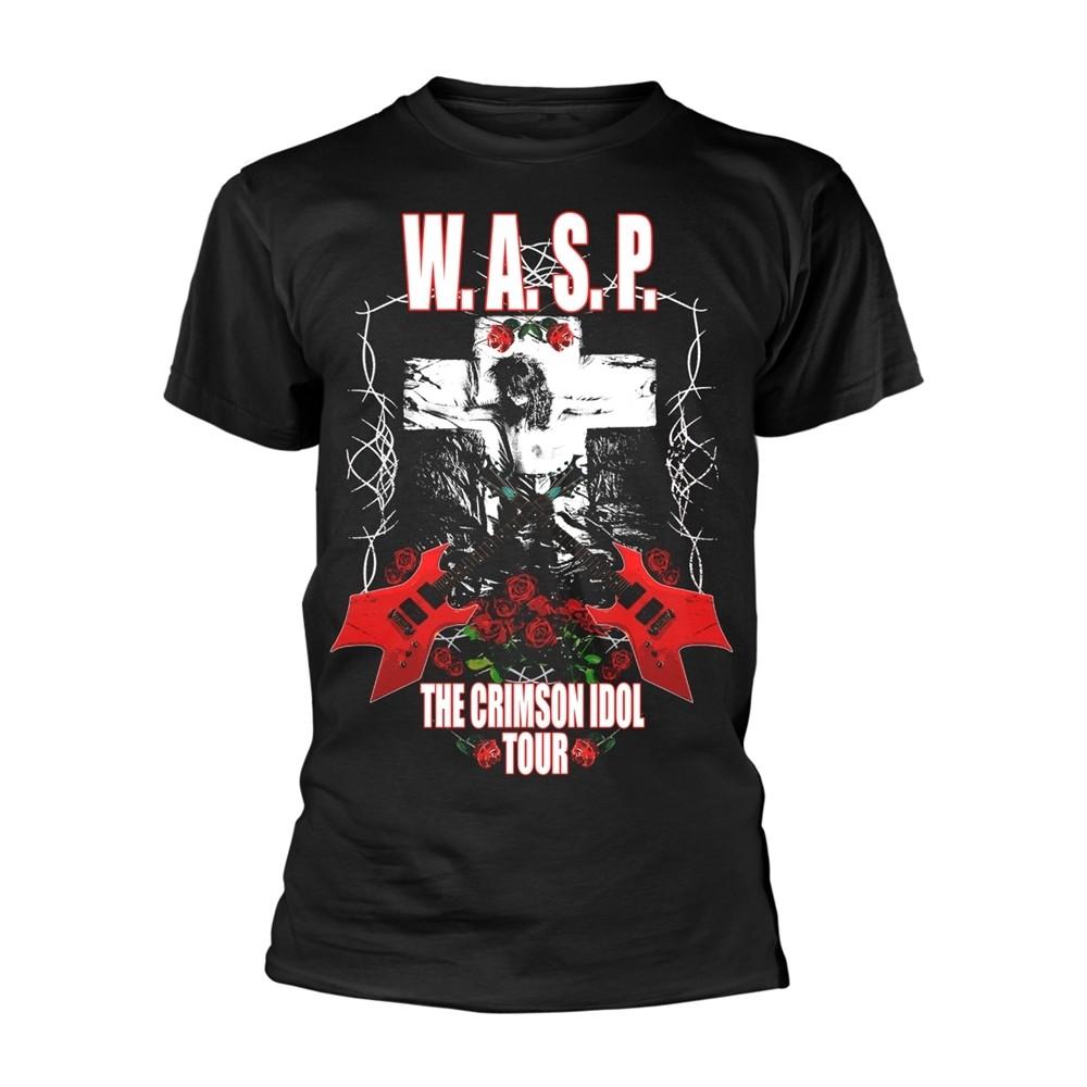W.A.S.P. - CRIMSON IDOL TOUR BLACK T-Shirt, Front & Back Print Small