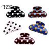 Strong Grip Hair Clip Claw for Women, Dot Printing Shower Clip, Anti-slip Teeth Shark For Thick Claw, Comfortable Fit Accessory Long Short Daily