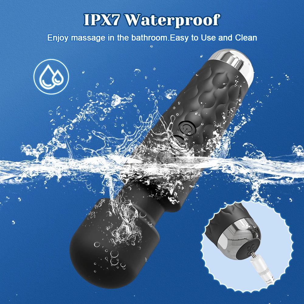 20 режимов Мощный AV вибратор Волшебная палочка для женщин Стимулятор клитора Клитора Секс-игрушки Женский массажер точки G Взрослый Эротический продукт