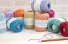 Hamanaka Wash Cotton Crochet Fine 140 25g Set of 5 3842 Set Yarn, Weight, Col. Orange, (approx. 104m), balls,