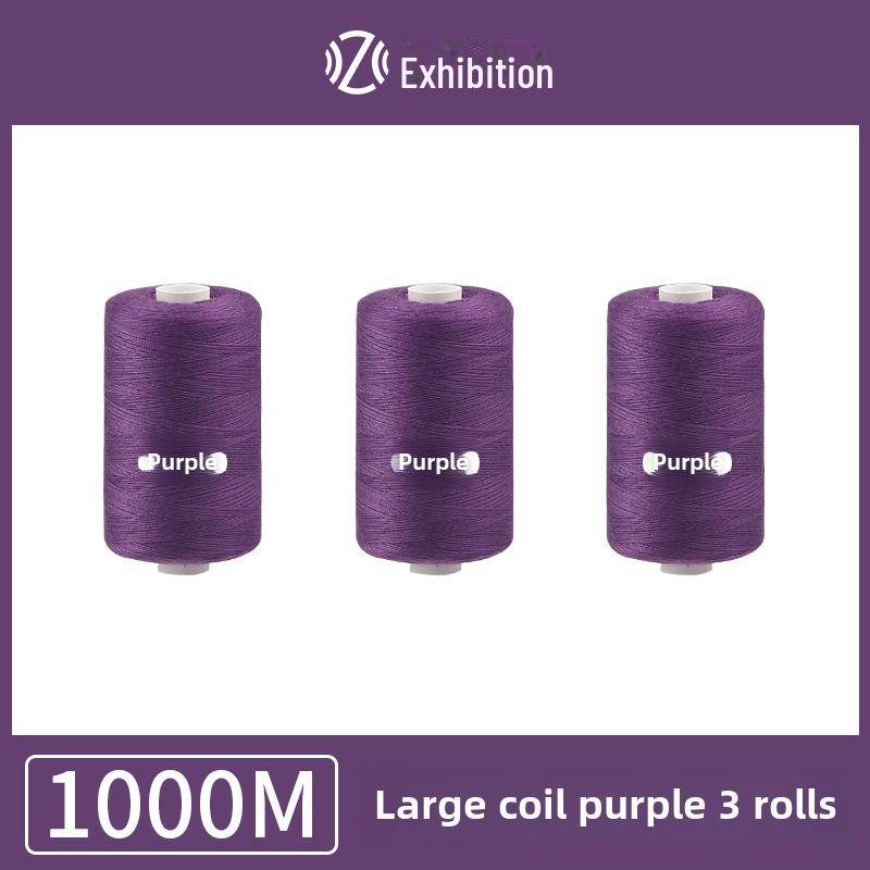 1000 ярдов ниток для бытового шитья: Полиэстер, цветная ручная работа, тонкая катушка