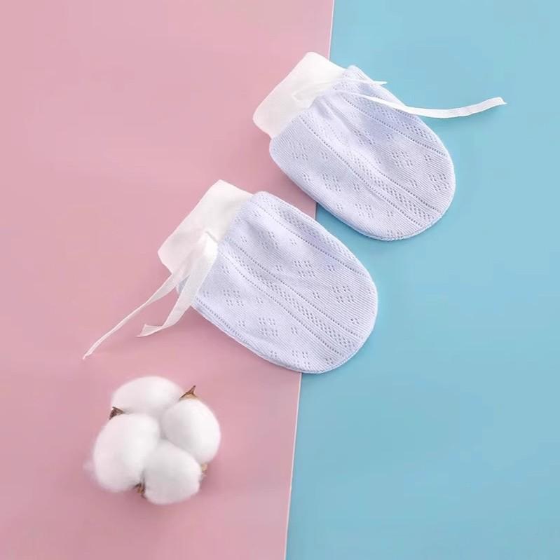 Осенне-зимние варежки и носки для новорожденных против царапин