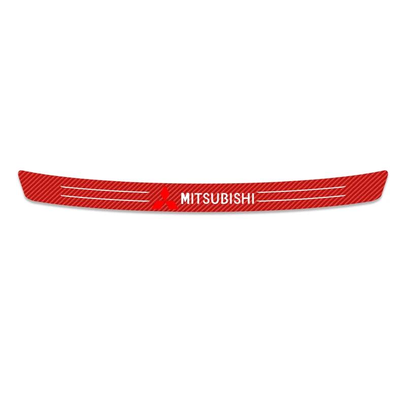 cxbkdv1 Carbon Anti Scratch Threshold Bumper For Mitsubishi Outlander 3 Ralliart Car Rear Trunk Protector Strip Sticker Car Accessories