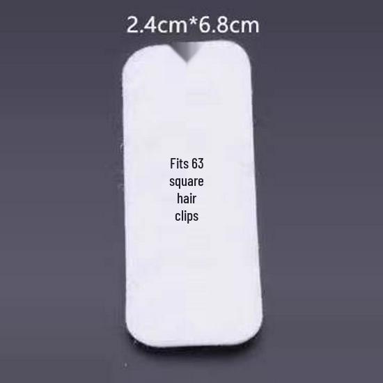 Сделай сам Зажимы для украшений из нетканого материала: 5-6 см Квадрат, Капля, Овал.