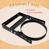 Chimney Tube Bracket Wall Support Easy to Install Adjustable Hardware Portable Fireplace