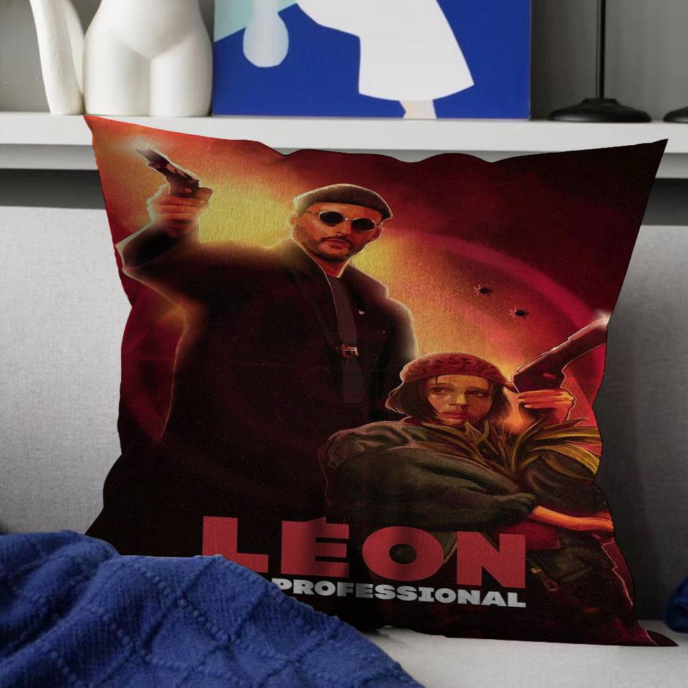 Leon Movie Cushion Cover Inches Farmhouse Decor Home Throw Pillow Covers for Couch Decorations