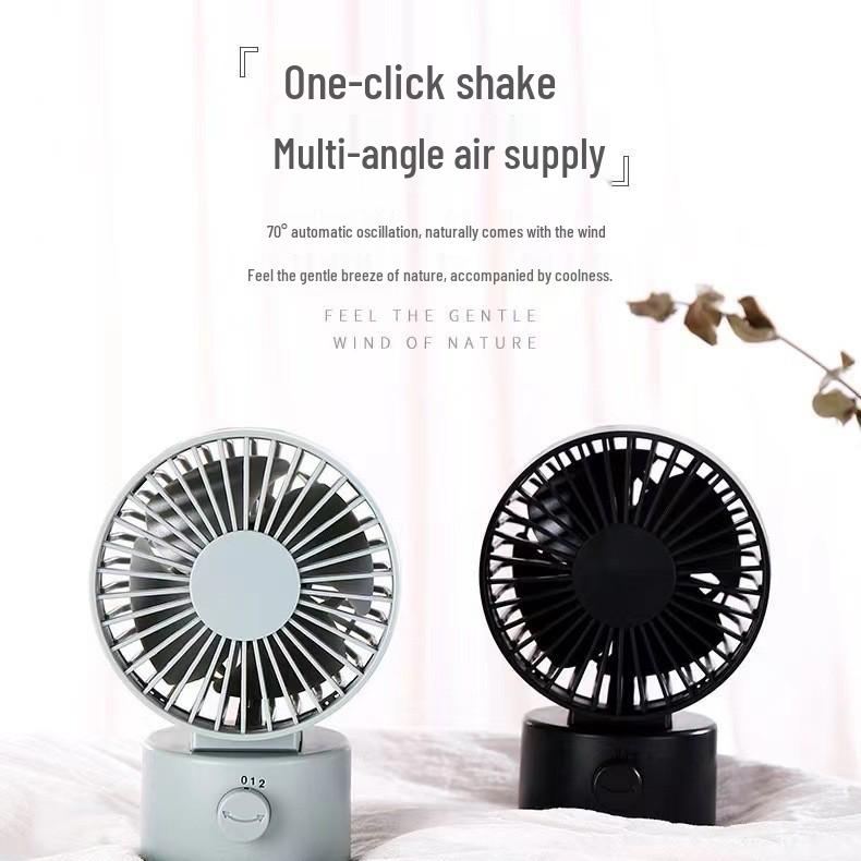Portable Mini Oscillating Silent Desktop Fan for Home and Office