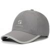 Fully Baseball Cap Perforated Reflective Sun Hat Outdoor Sports Breathable Logo