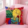 Яркая Наволочка HHenri Matisse Подушка Ультра Мягкая Ткань Безопасная для Кожи Облачная Мягкость Скрытая Молния