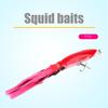 24см40г Рыболовные приманки Приманки для кальмаров Рыбная приманка Крэнкбейт Снасть Джиг Тройной крючок Розово-красный