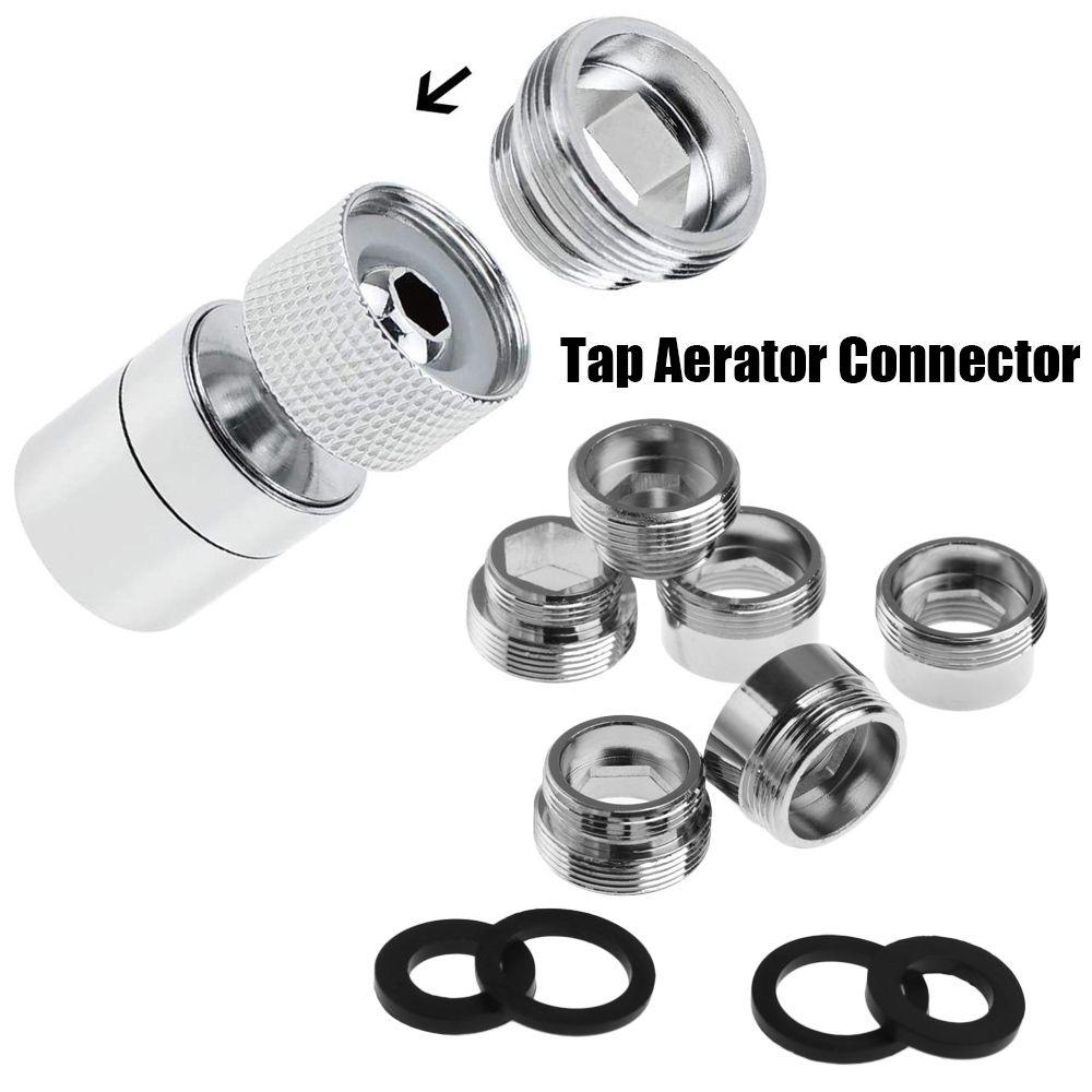 Metal Aerator Adapter Outside Thread Water Saving Adaptor Kitchen Faucet Tap Aerator Connector