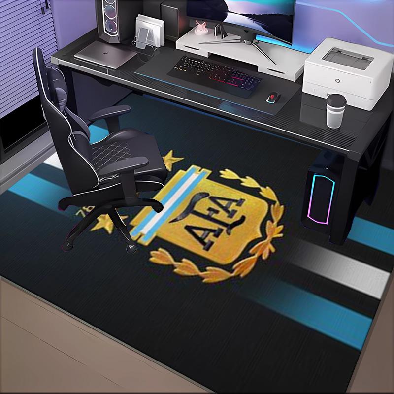 Argentina Football club Printed Office Carpet Chair Cushion  Entryway Rug, Rugs for Living Room, Bedroom Christmas gifts