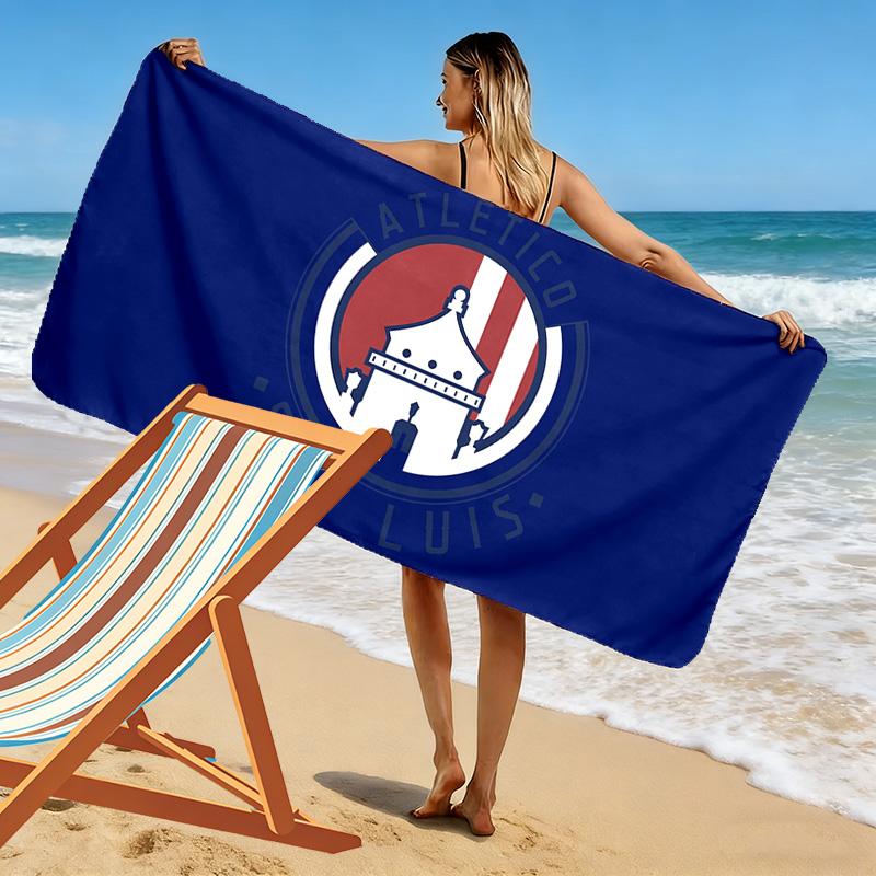 San Luis Atlético Print Beach Towel, Large Soft Quick Dry Towel for Beach Camping Swimming