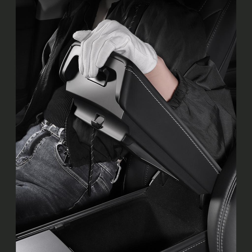 Для Tesla Model 3 Model Y 2022 2023 Центральная консоль подлокотник Магнитный скрытый ящик для хранения Органайзер Коробка автомобильные аксессуары