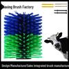 Маленькая вращающаяся щетка для чистки тела коровы – Полусторонняя массажная щетка для скота