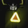 1Pcs Safety Warning Reflective Triangle Sign Elastic Cord Hanging Tag  for Backpack Kids School Bag