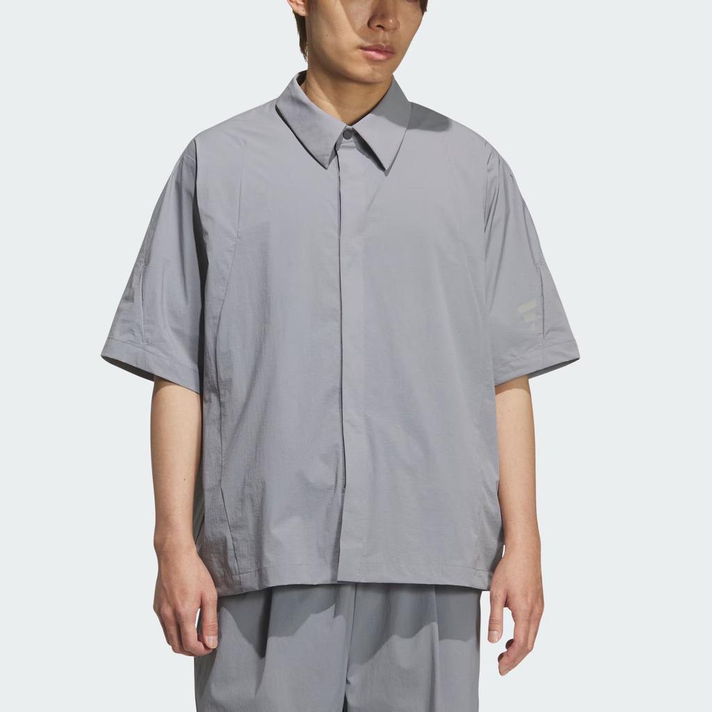 Adidas FOS SS25 Свободная спортивная повседневная футболка с коротким рукавом для мужчин рубашки KC0099