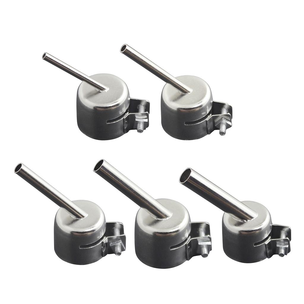 3/4/5/6/8mm Welding Nozzle 45 Degree Curved Angle Welding Nozzle For 850 850A 852 852D 852D+ 950 Hot Air Rework Station